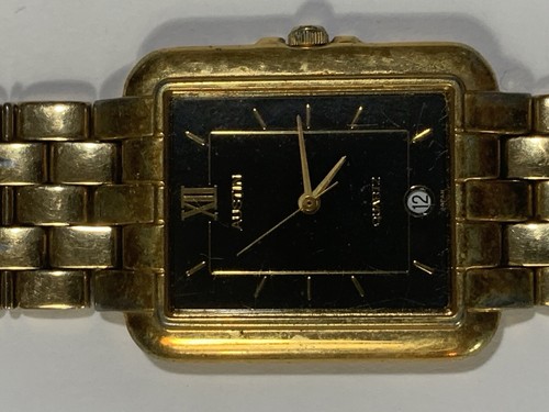 Reloj Austin Vintage Hombre Tono Dorado Rectángulo Cuerda Manual - Imagen 4 de 16