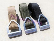 Military / Police / Tactical / Urban Heavy Duty Adjustable Canvas Web Belt