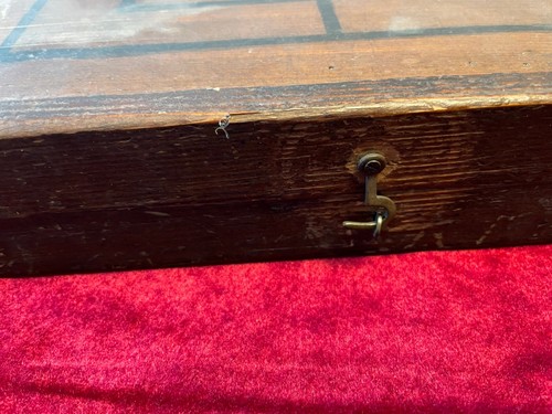 Altes Schachspiel Dame Mühle Schachfiguren Handarbeit aus Holz - Bild 11 von 11