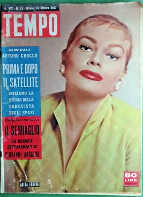 ANITA EKBERG - TEMPO, Zeitschrift für Kunst & Politik - Nr. 43 DEL1957 - REF.8145