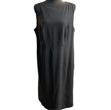 Lane Bryant Black Midi Dress Plus Size 14 