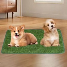 Reusable Dog Pee Blanket Simulated Lawn Absorbent Diaper Washable Puppy Mat AU