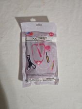 Just Prending 5 Piece Pink Kids Toddler Doctor Nurse Medical Play Set