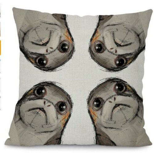 Porg Cushion Cover Star Wars Digital Printed Home Decorative Sofa - Picture 8 of 24