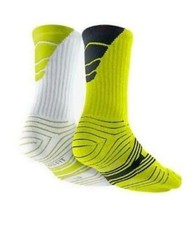 2pr Nike Football Youth 3Y-5Y Performance Cushioned Crew Socks SX4563 FAST A86