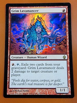 1x Grim Lavamancer | FOIL | PDS Fire and Lightning | MTG Magic Cards