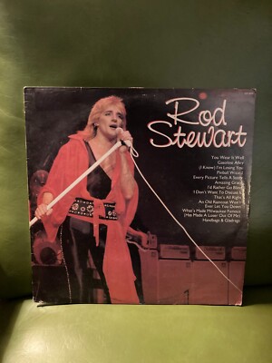 ROD STEWART: rod stewart Compilation LP Vinyl CONTOUR Records VG+ 1982 Import