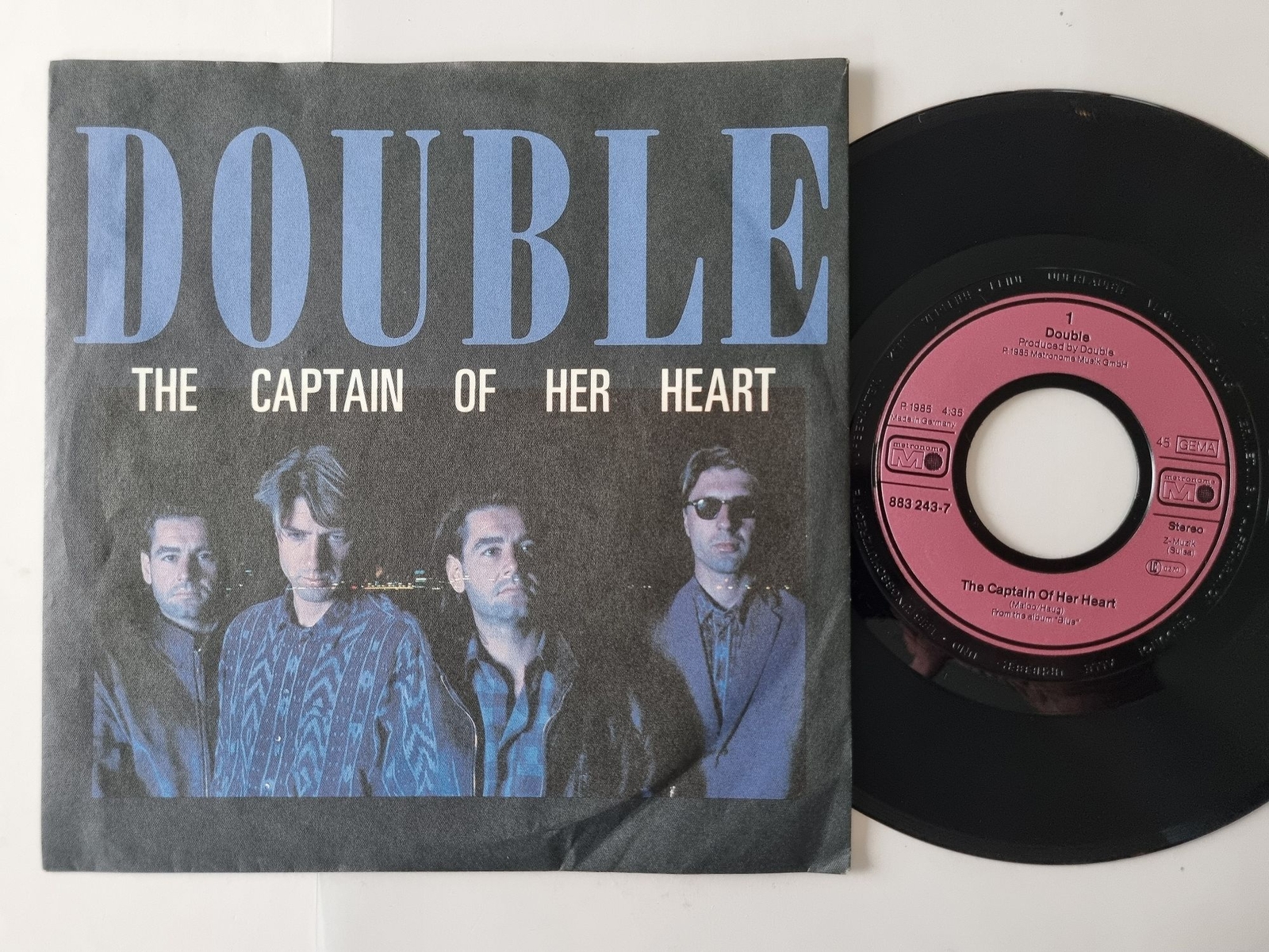 Double - The Captain Of Her Heart 7'' Vinyl Germany