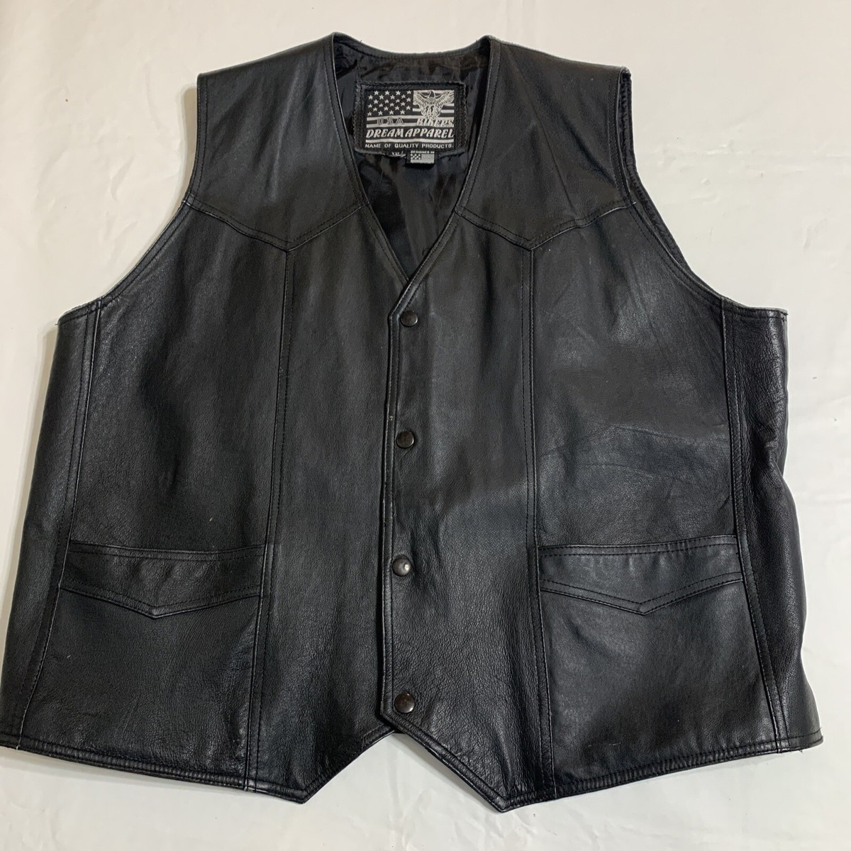 ameri vintage：RIDERS FAKE LEATHER VEST AMERI RIDERS FAKE LEATHER VEST JACKET ameri vintage：RIDERS FAKE