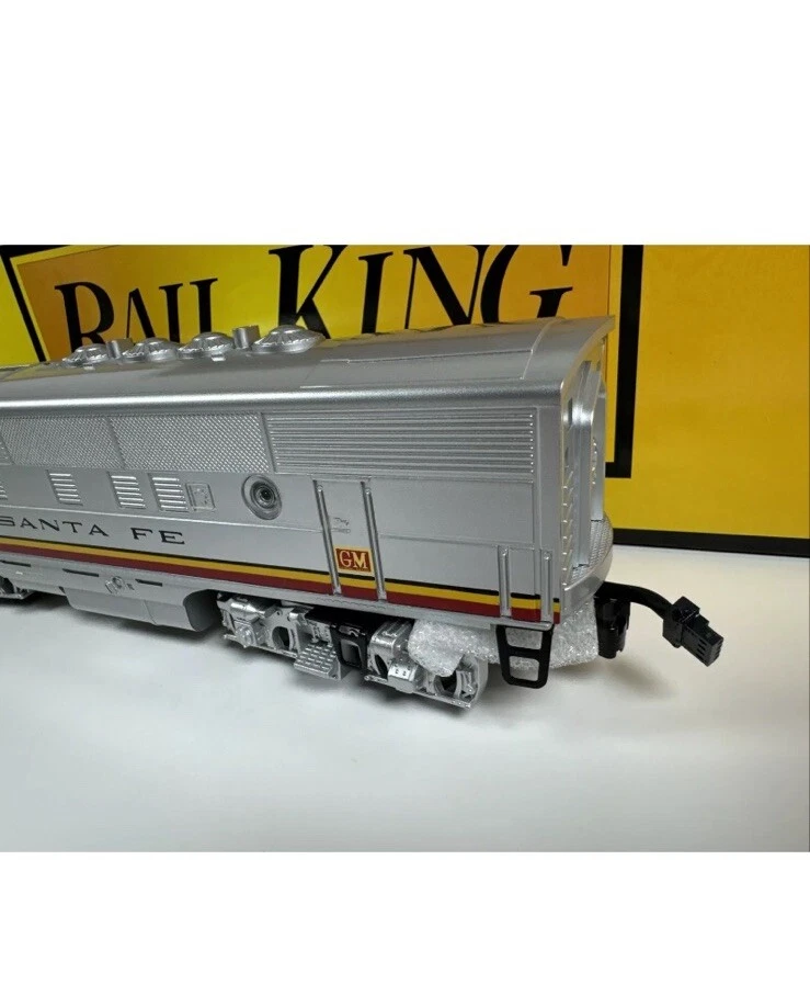 NOS MTH Rail King 30-2921-3 O - 27 3 Rail Santa Fe F3 Diesel A Unit Non Powered - Image 4 of 4