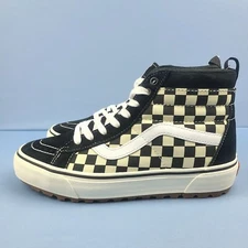 Vans Boots Mens 7.5 Sk8-Hi MTE-1 Checkerboard Primaloft Insulated Cold Weather