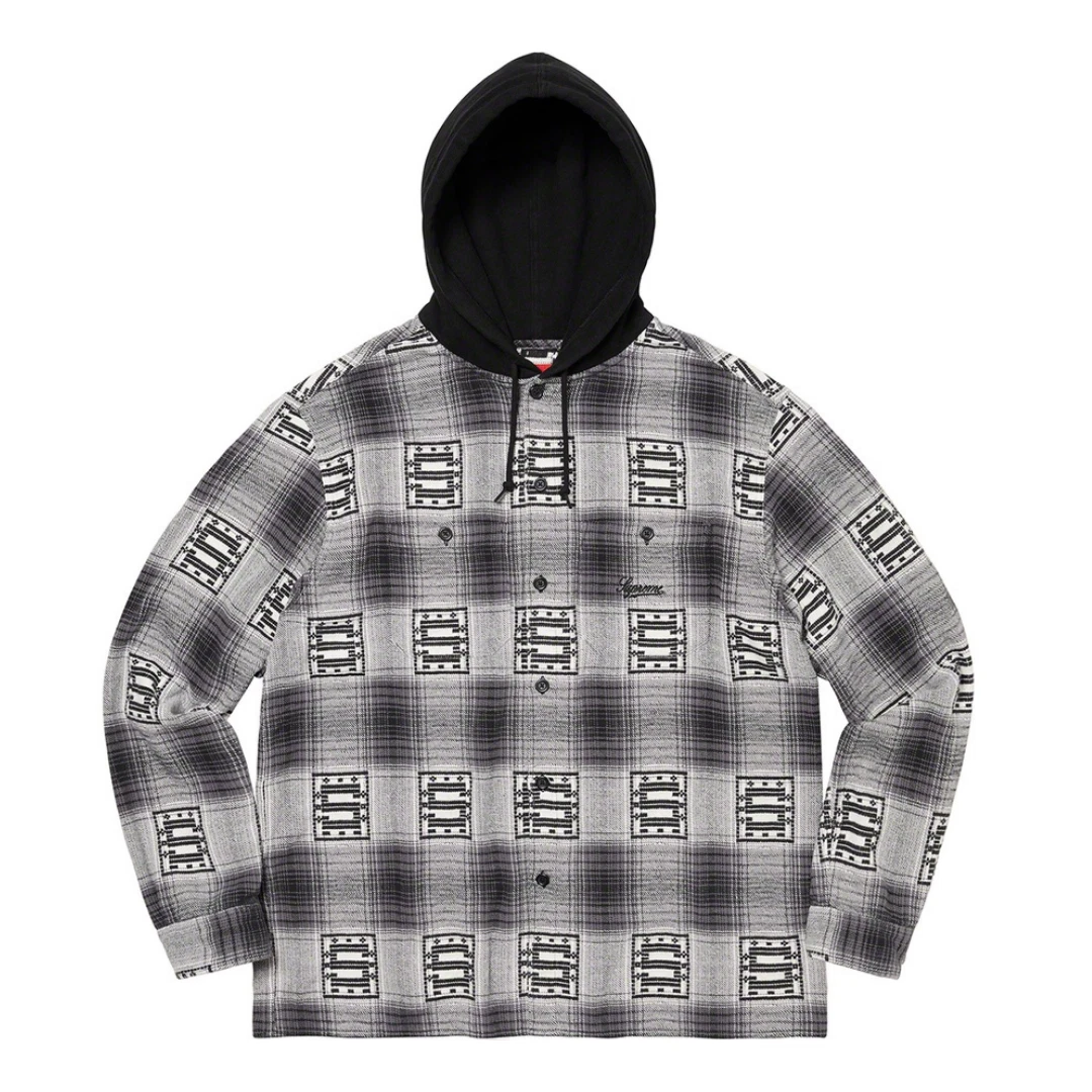 Supreme hooded store shirt