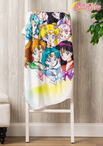 Sailor Moon Sailor Guardians Comfy Throw Blanket 48"X60" LICENSED! NEW! - Picture 2 of 3