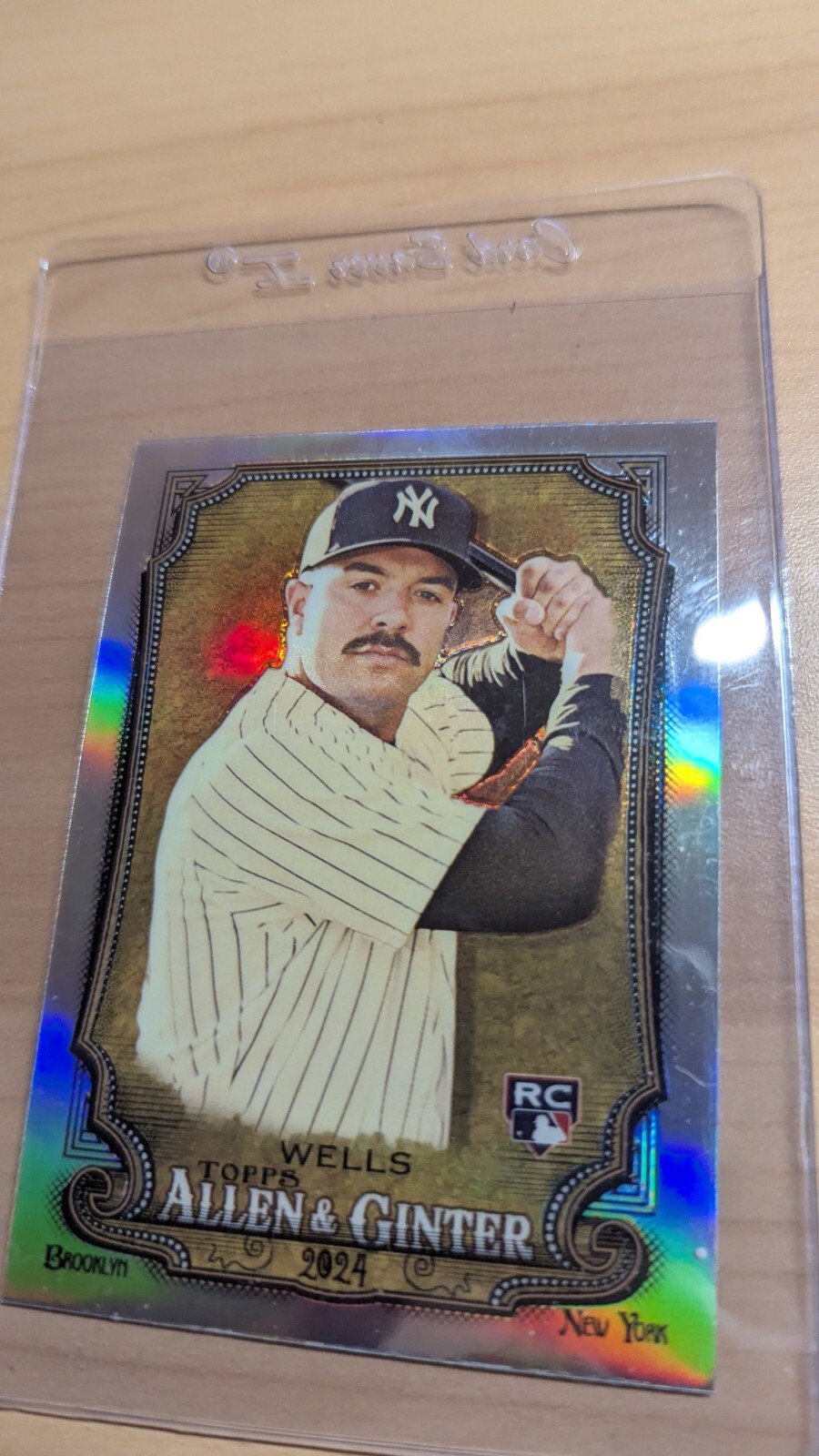 2024 Topps Allen & Ginter Austin Wells RC Silver Foil Filagree York Yankees #53