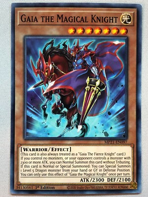 Yugioh 2021 Tin of Ancient Battles Gaia the Magical Knight NM/M