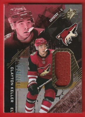 2017-18 Upper Deck SPX Rookie Jersey Clayton Keller Arizona