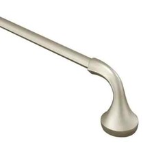  2 MOEN EVA YB2818BN 18'' BRUSHED NICKEL TOWEL BARS