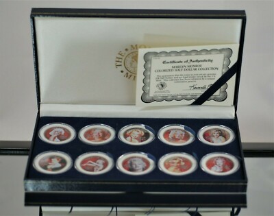 Morgan Mint Legends of Hollywood Marilyn Monroe colorized half