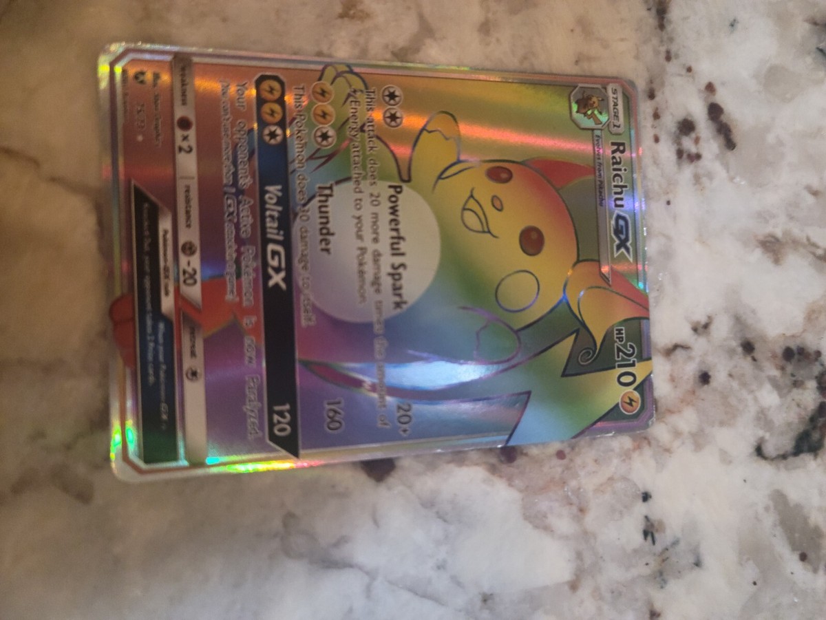 Raichu GX 75/73 Full Art Secret Rare - Shining Legends - Pokemon