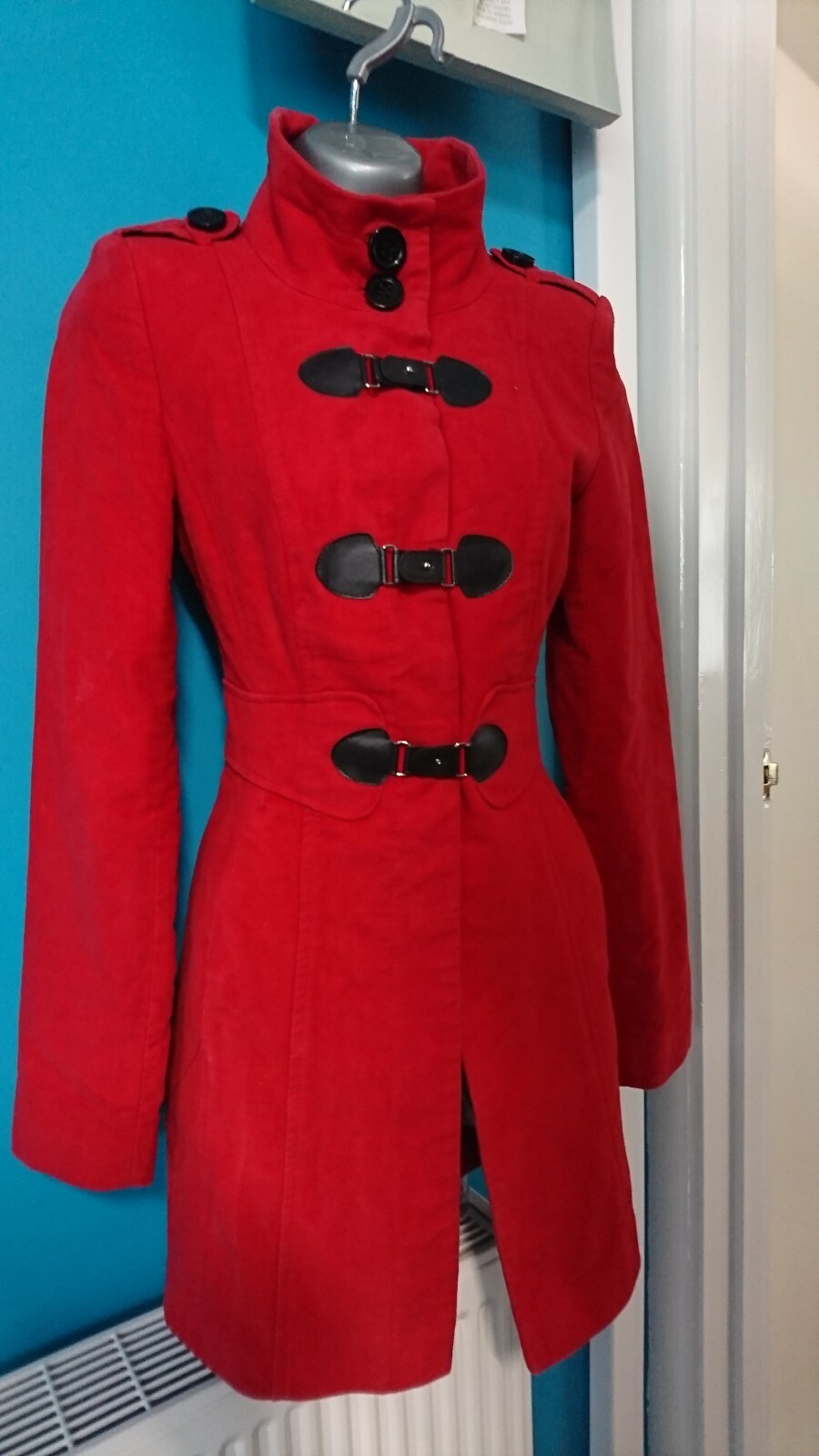 Jane Norman Jacket Coat red £160 Trench 