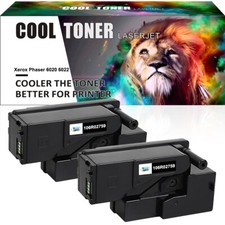 2PK Toner Cartridge Compatible for Xerox Phaser 6022 6020 WorkCentre 6027 6025