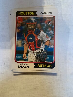 2023 Topps Heritage High Number #655 Cesar Salazar 10 Count Rookie Card Lot