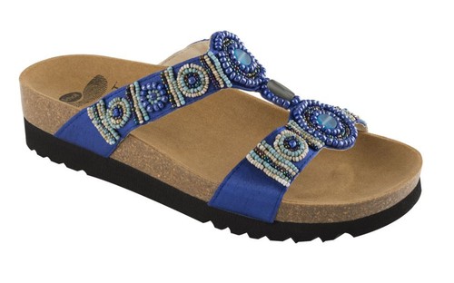 SCHOLL BOGOTA' BLUE - CIABATTE DONNA CON PERLINE PLANTARE BIOPRINT | eBay