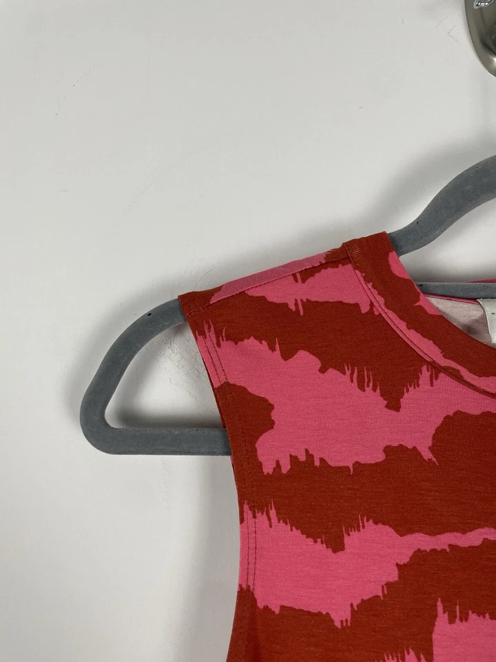 Vestido Corey Lynn Calter Nicolette Midi Talla Pequeña Rosa Rayas Anthropologie Foto 4 de 4