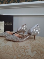 BADGLEY MISCHKA COLLECTION.WEDDING SHOES. SIZE 7. Brand New W Box