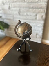 VTG 1976 Durham Industries Diecast Metal Dollhouse Furniture #28 USA Globe