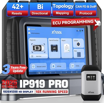 XTOOL IP919 PRO OBD2 Diagnosegerät Topologiekarte ECU-Codierung Bidirektional