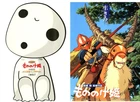 PRINCESS MONONOKE　-　Original Japanese  Mini Poster Chirashi　2set