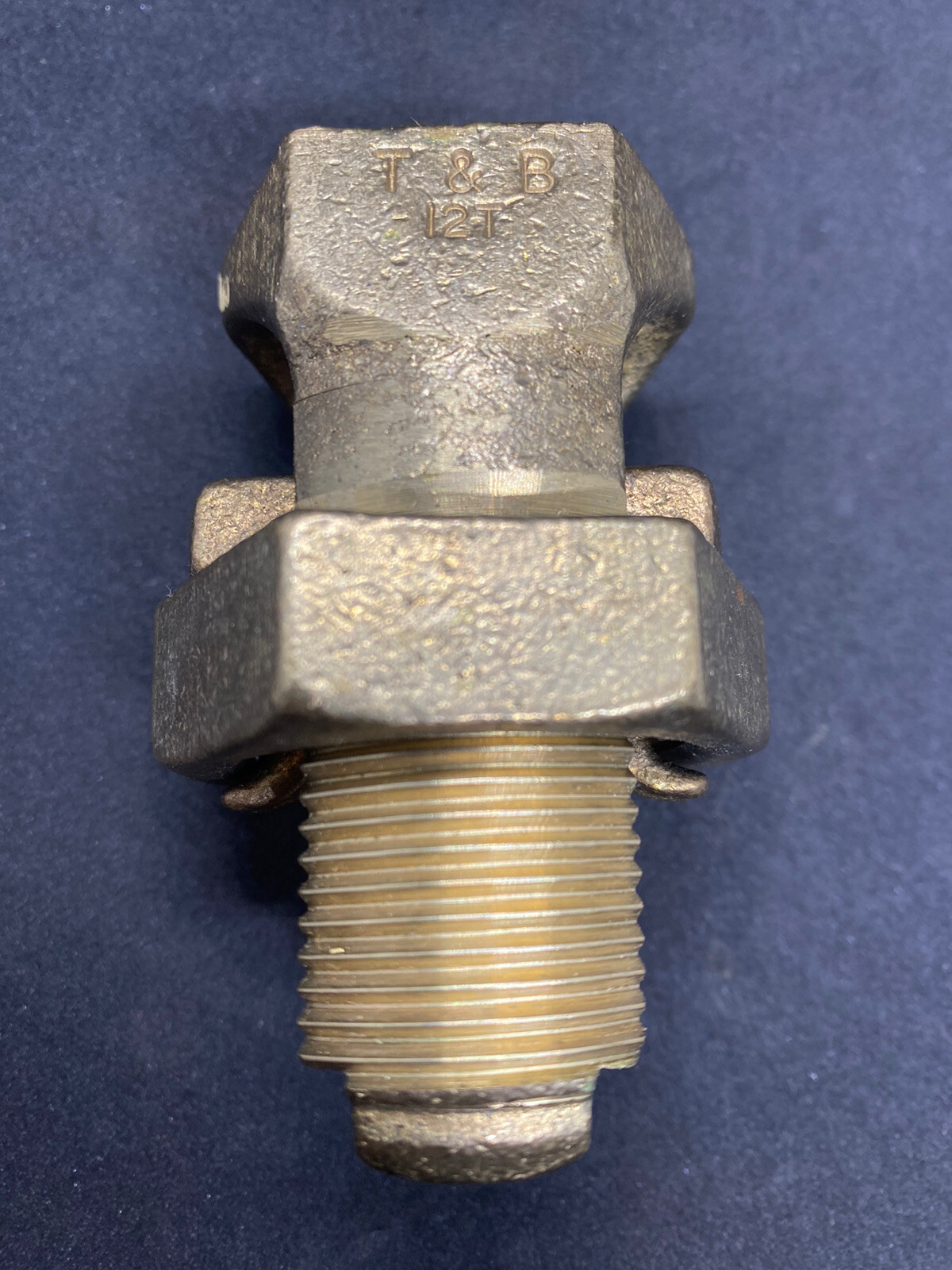 LOT OF 2 12T THOMAS & BETTS SPLIT BOLT CONNECTOR 250500 MCM COPPER