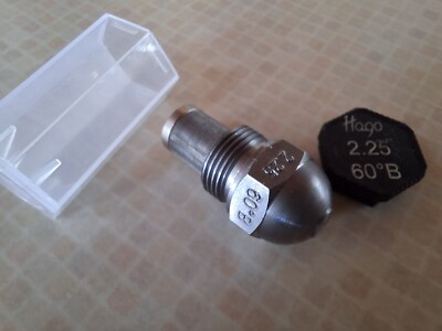 HAGO Nozzle 2.25 60 Deg B SOLID Brand New Hago-Beckett-Carlin-Riello-Oil Burner