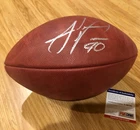 JULIUS PEPPERS Signed Auto OFFICIAL GAME DUKE NFL Football COA Photo PROOF