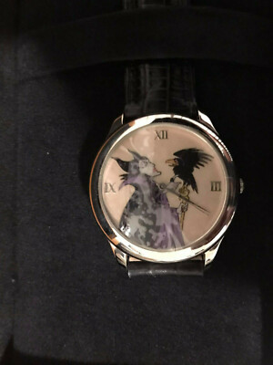 Maleficent, MARC DAVIS Signature Series Disney Watch, HAND SIGNED X2, NIB