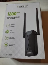 Edup 1200 mbps wireless dual band wifi range extender