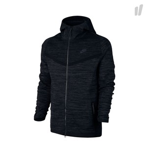 nike tech knit windrunner black