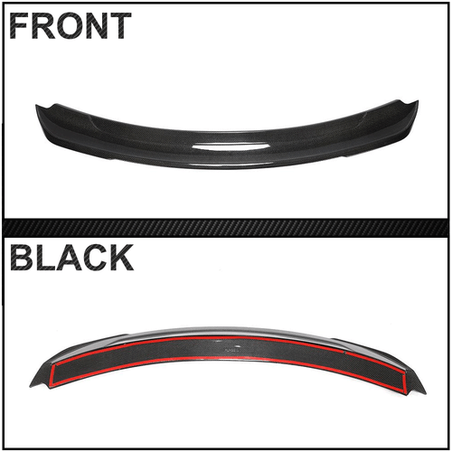 Fit For Ford Mustang Coupe 2015-2020 REAL Carbon Rear Trunk Spoiler Lid Wing - Picture 12 of 13