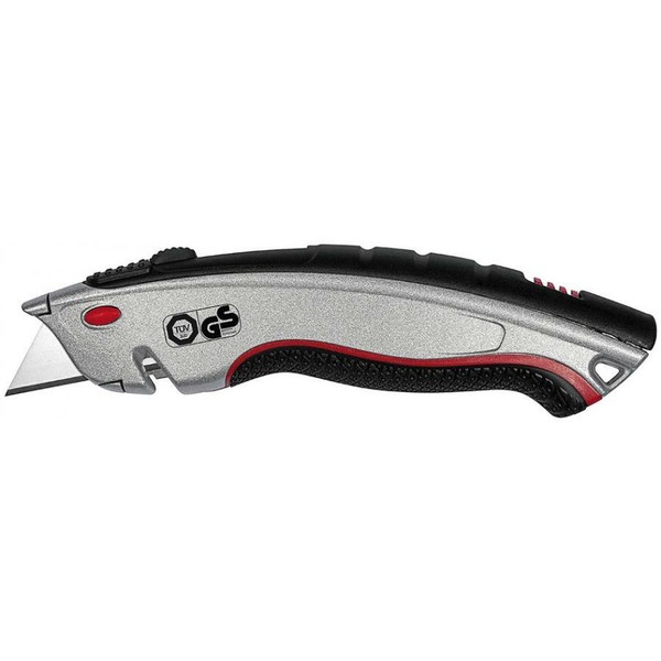 Wedo Safety-Cuttermesser Teppichmesser Profi Plus, Klinge: 19 Mm, Silber/Schwarz-image