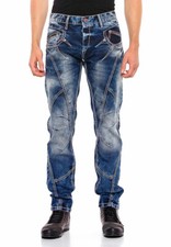 Cipo & Baxx CONTRIB Mens Jeans Cargo Denim CD894 All Sizes - Foto 5