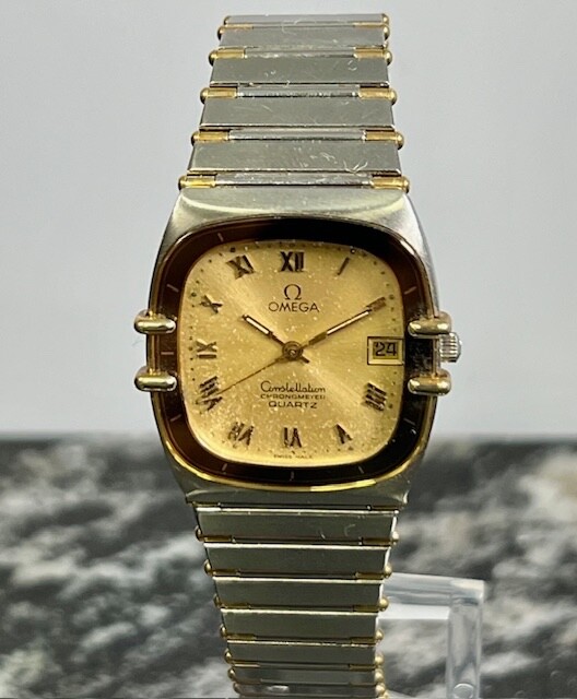 Vintage Omega Constellation Manhattan Quartz Stainless steel & 18k yellow gold image 2