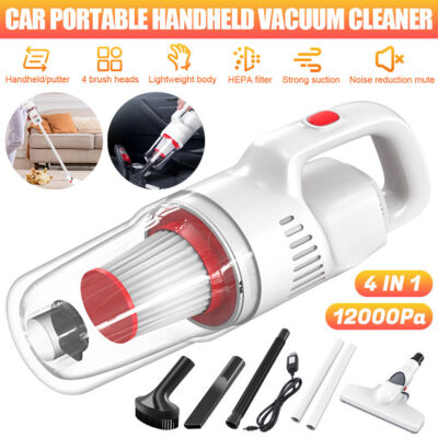 Vacuum Cleaner with 12000 PA Powerful Suction Recharge Cordless Stick for Carpet
