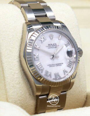 vintage an・an no.33 Rolex Datejust 31mm 18K White Gold 178279 Oyster Factory MOP Roman