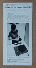 1964 AR Acoustic Research Turntable vintage print Ad
