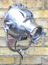 VINTAGE THEATRE FILM SPOT LIGHT STUDIO FLOOR STANDING LAMP ART DECO STRAND 23