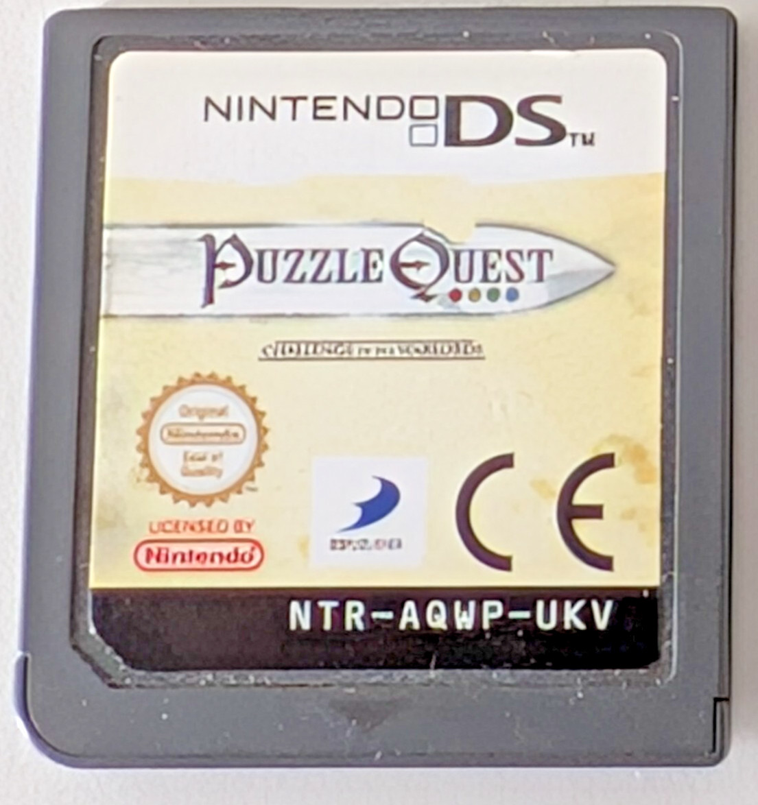 Puzzle Quest Challenge of the Warlords Nintendo DS 2007 Tested No Case No Manual