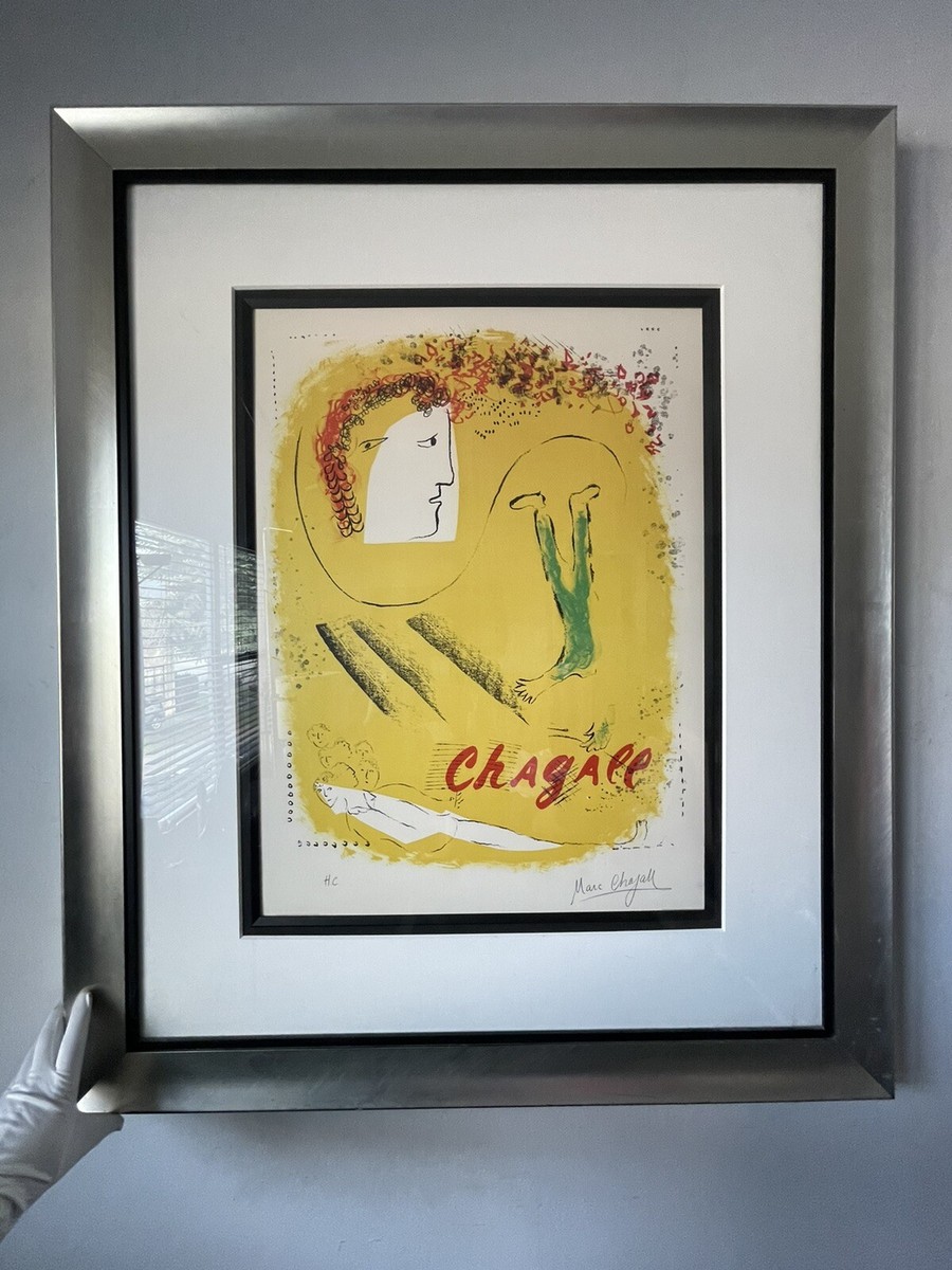 【リトグラフ】Marc Chagall シャガール オリジナルリトグラフ 「Marc Chagall - Que 1960