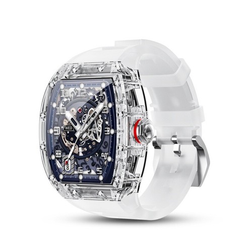 Montre connectée blanche MyBat Pro Monarch Crystal Fitness IP67 étanche blanche** - Photo 4 sur 7
