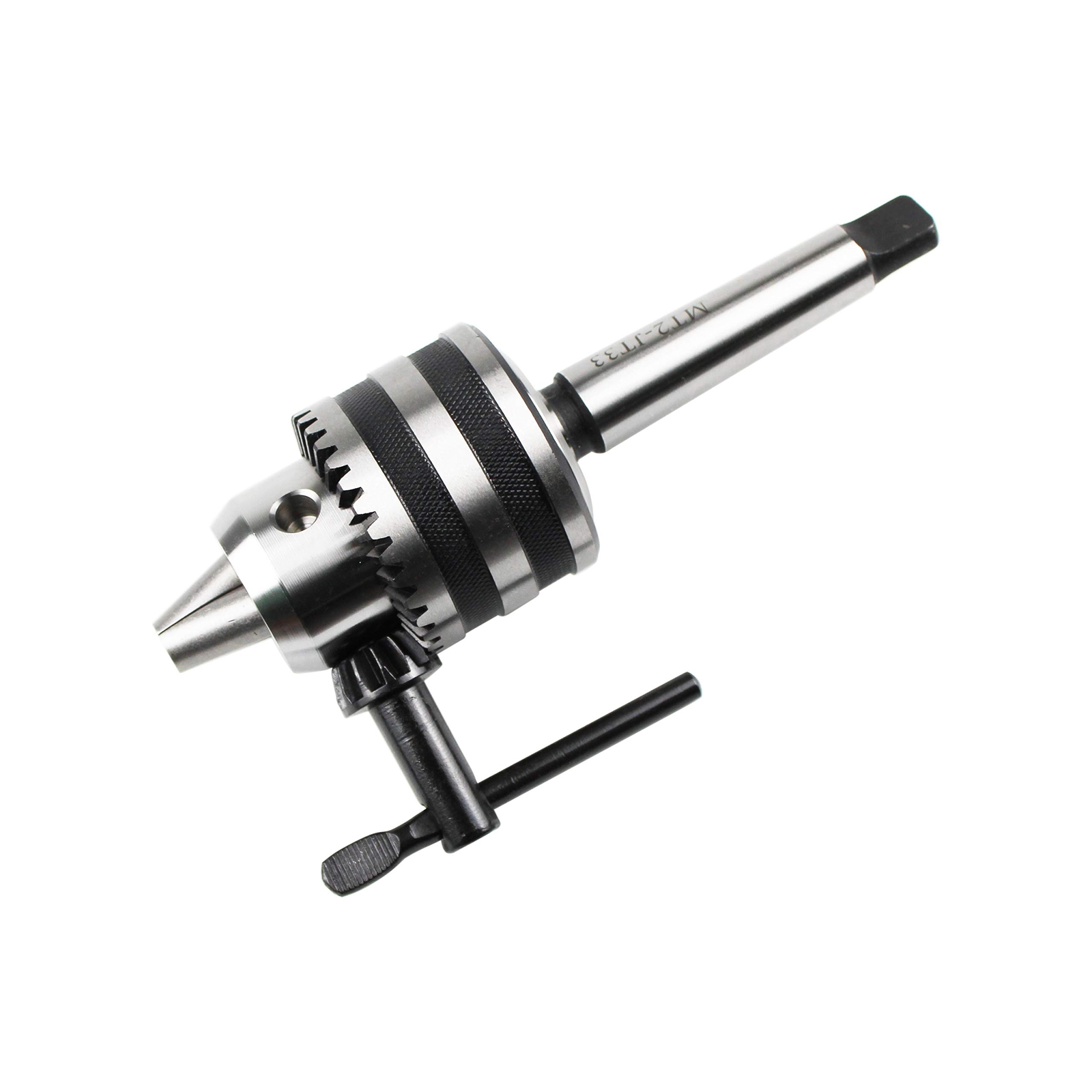 (R) Woodworking Drill Chuck with 2 Morse Taper Mount (1/2 INCH)